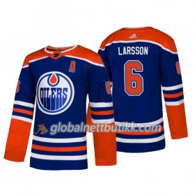 Edmonton Oilers Hockeydrakt Adam Larsson 6 Alternate 2018-2019 Adidas Authentic - Herre